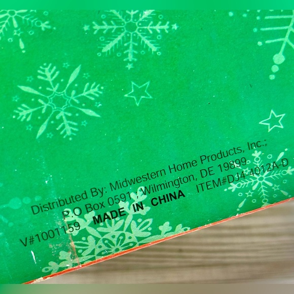 Christmas Stocking Holder Santas Sleigh Presents Shiny Gold Tone 6" New Damage - Picture 3 of 7